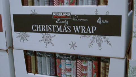 Kirkland Signature Christmas Wrap Pallet