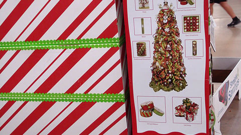 Sam's Club Holiday Ribbon Pallet