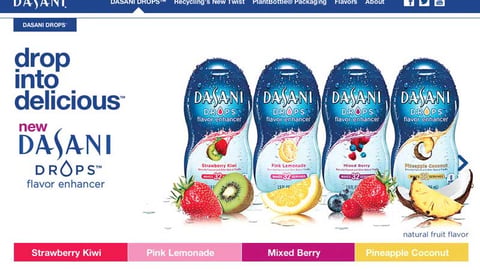 Dasani Drops Facebook Page