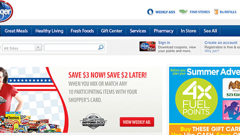 Kroger 'Daytona 500' Carousel Ad