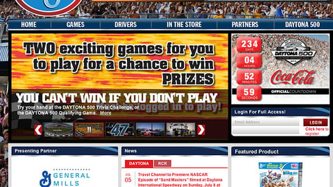 Kroger 'Daytona 500' Home Page