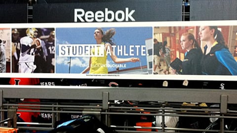 Dick's 'Student. Athlete' Rack Header
