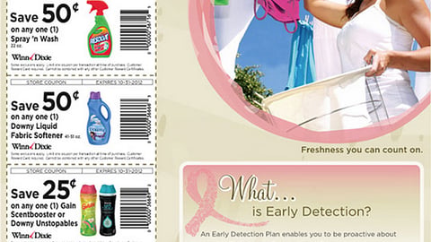 Winn-Dixie P&G 'Early Detection' Feature