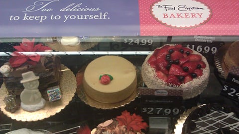 Food Emporium Cake Merchandising