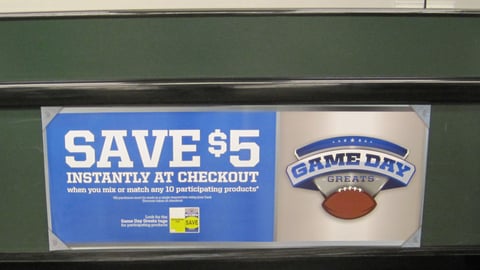 Fry's 'Game Day Greats' Cooler Sign