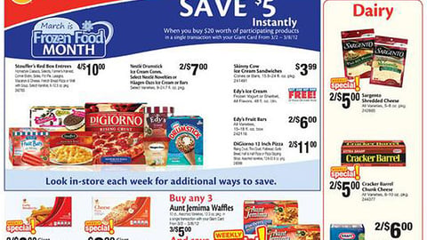 Giant-Landover Nestlé 'Frozen Food Month' Feature