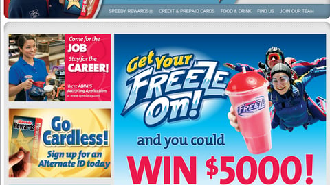 Speedway 'Get Your Freeze On' Display Ad