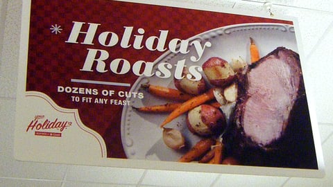 Giant-Landover 'Your Holiday '12' Ceiling Sign