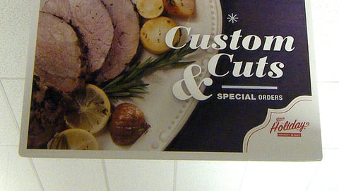 Giant-Landover 'Your Holiday '12' Ceiling Sign