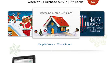 Barnes & Noble Gift Card Offer Email