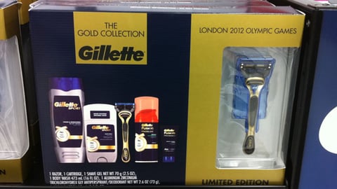 Gillette 'Gold Collection' Olympics Packaging