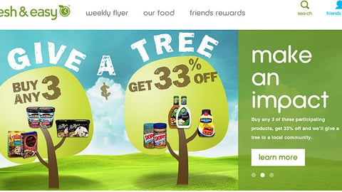 Fresh & Easy Unilever 'Give A Tree' Carousel Ad