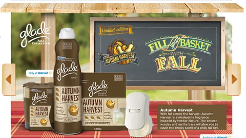 Glade Fall Collection Walmart.com Showcase