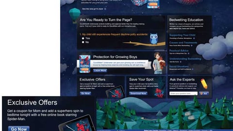 Kimberly-Clark GoodNites Website