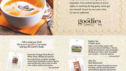 Goodies Co. 'Entertaining Made Simple' Box Insert