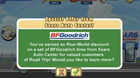 Sears BFGoodrich Road Trippin' Mobile App