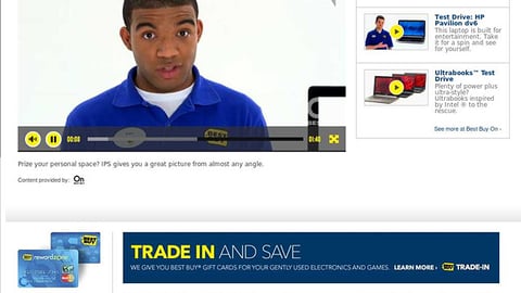 HP IPS Monitor Bestbuy.com Promotional Page