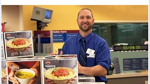 'Hannaford Helps Fight Hunger' Facebook Update
