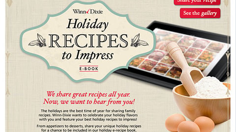 Winn-Dixie 'Holiday Recipes' Facebook Page