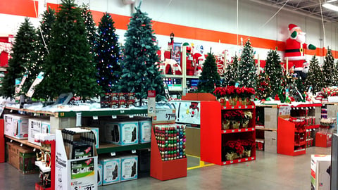 Home Depot Holiday Decor Merchandising