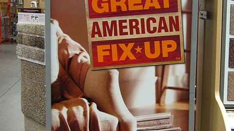 Home Depot 'Great American Fix-Up' Stanchion