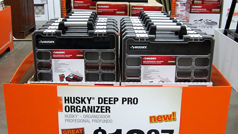 Husky Deep Pro Home Depot Pallet Display
