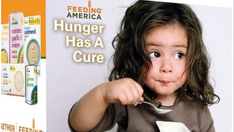Bottom Dollar 'Hunger Has a Cure' Facebook Update