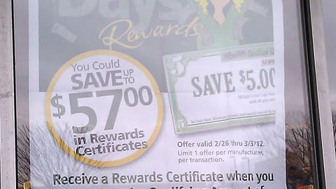 ShopRite 'Dollar Days' Window Poster