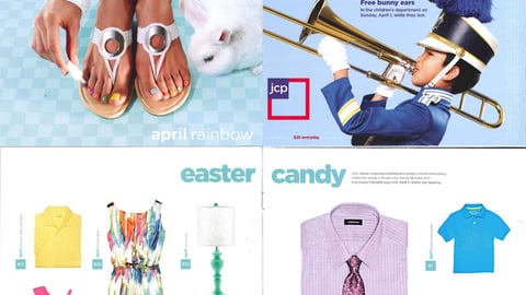 JCPenney 'April Rainbow' Circular Pages