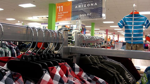 JCPenney 'March' Arizona Rack Sign