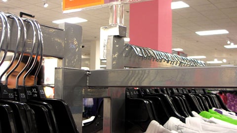 JCPenney 'March' Total Girl Rack Sign