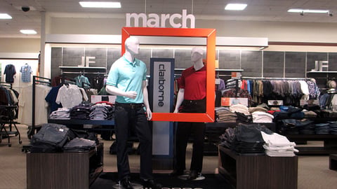 JCPenney 'March' Claiborne Display