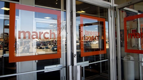 JCPenney 'March' Door Clings