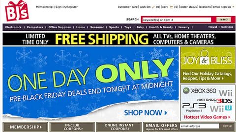 BJ's 'Joy & Bliss' Display Ad