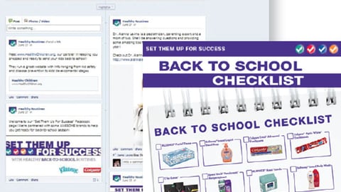 K-C, Colgate 'Set Them Up for Success' Facebook Page
