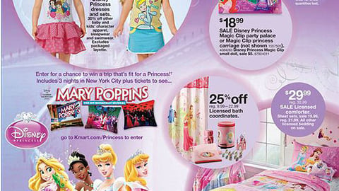 Kmart Disney Princess Feature