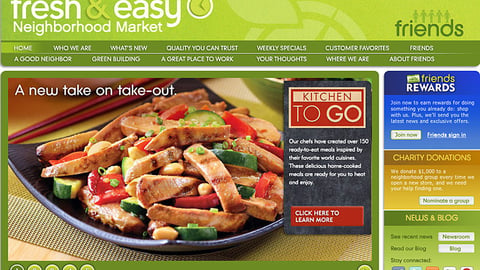 Fresh & Easy 'Kitchen to Go' Carousel Ad
