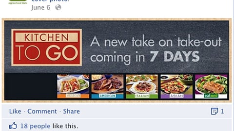 Fresh & Easy 'Kitchen to Go' Facebook Update