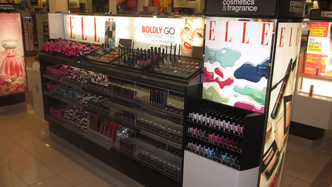 Kohl's Elle Cosmetics Gondola