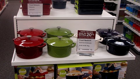 Kohl's Food Network Cookware Endcap