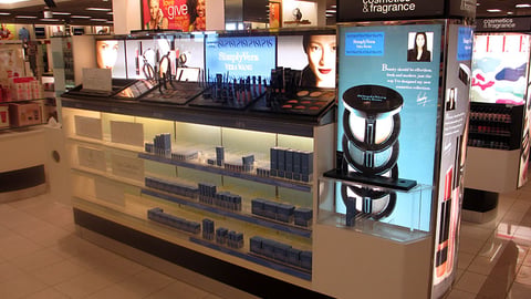 Kohl's Vera Wang Cosmetics Gondola