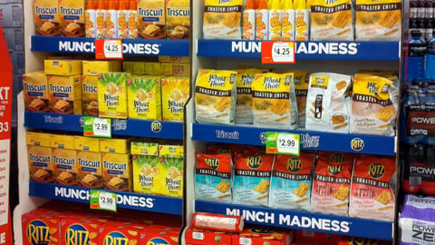 Kraft 'Munch Madness' Floorstands