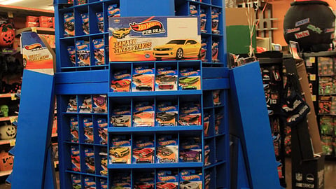 Mattel Kroger 'Hot Wheels for Real' Display