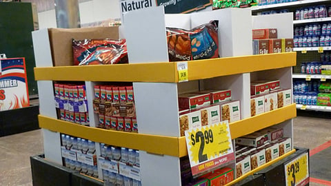 Kroger 'Growing Healthy Kids' Pallet Display