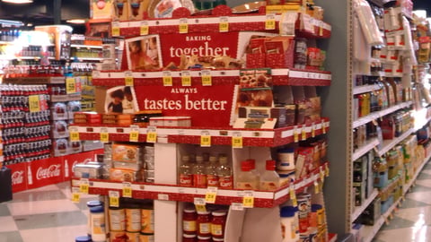 Kroger 'Baking Together' Endcap