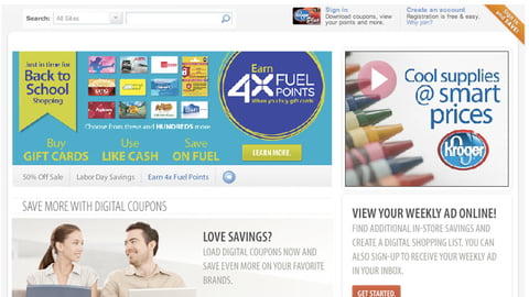 Kroger Back to School Carousel Ad