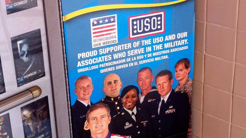 Kroger Daytona 500 'Honoring Our Heroes' Standee