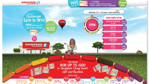 Shoppers Drug Mart Sweeps Page