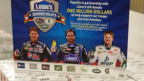 PepsiCo Lowe's 'Summer Salute' Counter Card