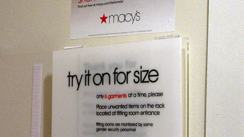 Macy's 'Fashion Star' Sign